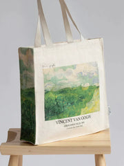 Van Gogh "Green Wheat Field" - Tote Bag